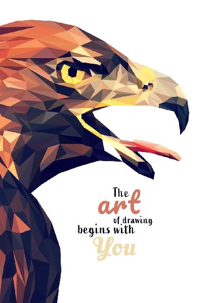 Drawing Ideas Eagle: A blank A5 dummy for your drawings