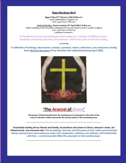 The Arsenal of Grace: confidence out of suffering