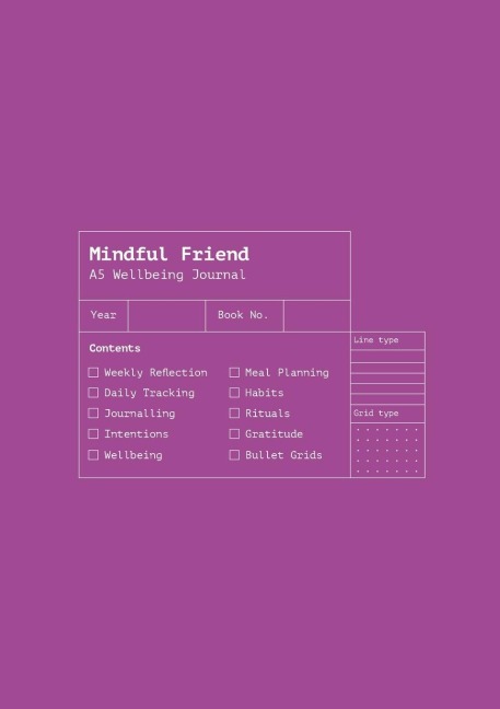 Mindful Friend: A Weekly Wellbeing Journal