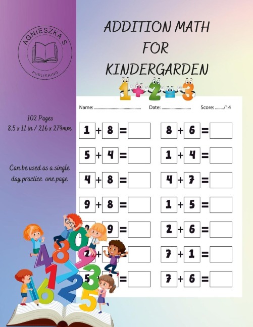 Addition Math for Kindergarten