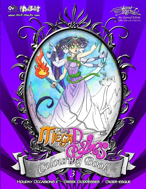 MickMacks Meatbucket MegaBabes Colouring Book 3