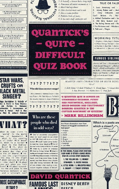 Quanticks Quite Difficult Quiz Book