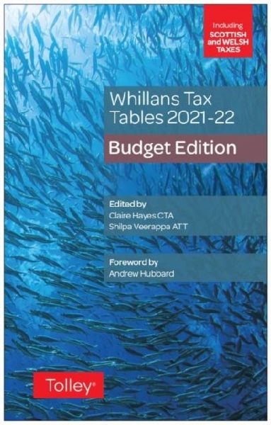 Whillanss Tax Tables 2021-22 (Budget edition)