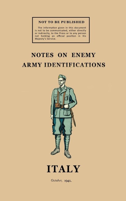 NOTES ON ENEMY ARMY IDENTIFICATIONS: October 1941