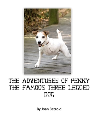 The Adventures of Penny the Famous Three Legged Dog Children's Book about Overcoming Handicaps, Disabilities and Other Challenges from a Handicapped Dog's Perspective