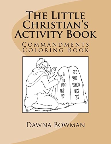 The Little Christian's Activity Book Commandments Coloring Book