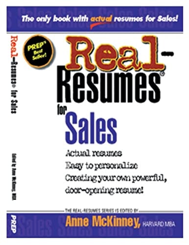 Real-Resumes for Sales