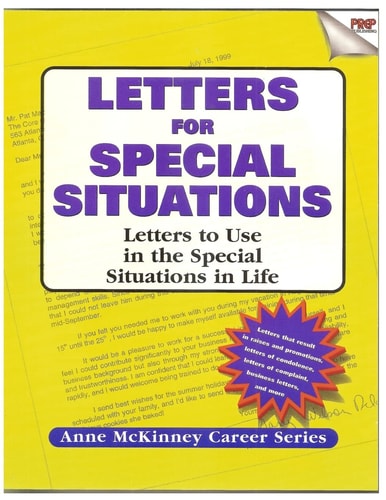 Letters for Special Situations