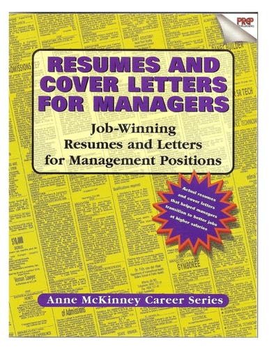 Resumes and Cover Letters for Managers