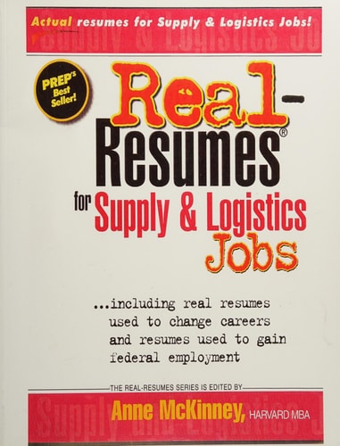 Real-Resumes for Supply & Logistics Jobs