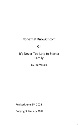 None That I Know Of