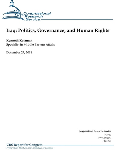 Iraq Politics, Governance and Human Rights