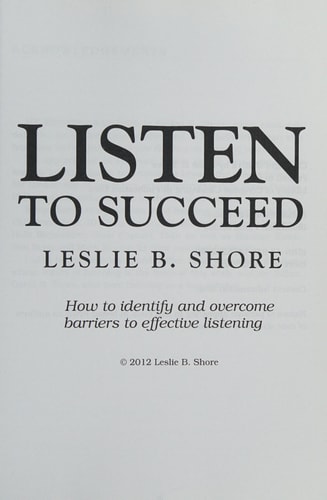 Listen to Succeed
