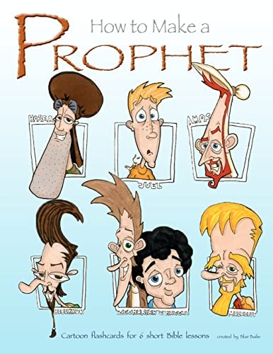 How to Make Prophet Cartoon Flashcards for 6 Short Bible Lessons
