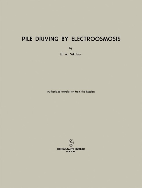 Pile Driving by Electroosmosis