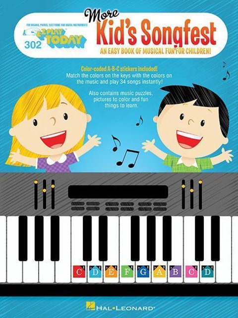 More Kids Songfest: An Easy Book of Musical Fun for Children!