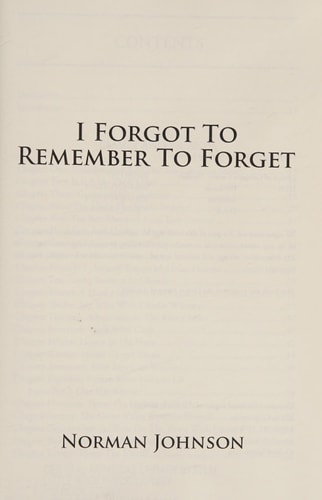 I Forgot to Remember to Forget
