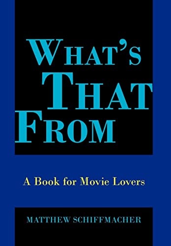 What's That From A Book for Movie Lovers