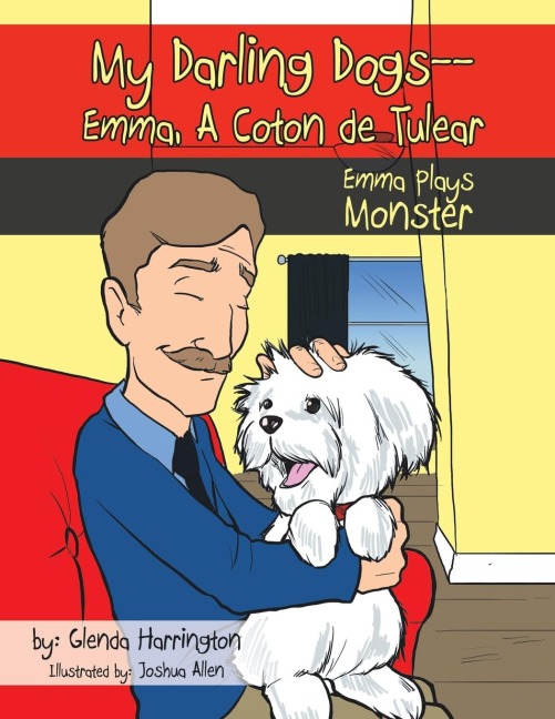 My Darling Dogs--Emma, A Coton de Tulear: Emma Plays Monster