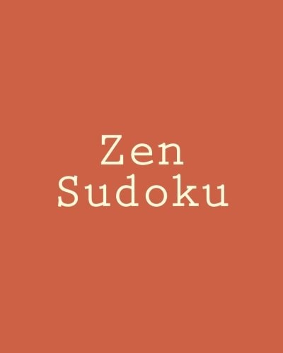 Zen Sudoku Large Print Sudoku Puzzles