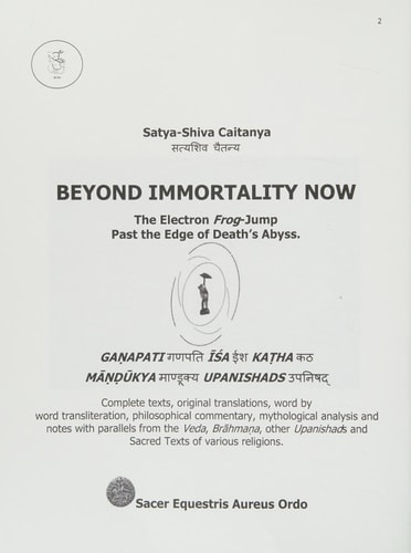 Beyond Immortality Now