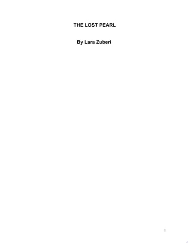 The Lost Pearl