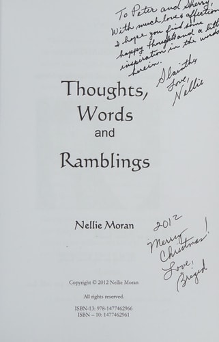 Thoughts, Words and Ramblings