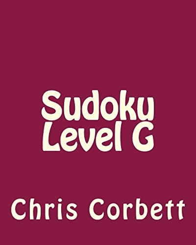 Sudoku Level G Moderate to Intermediate Sudoku Puzzles