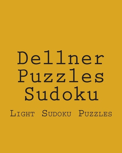 Dellner Puzzles Sudoku Light Sudoku Puzzles