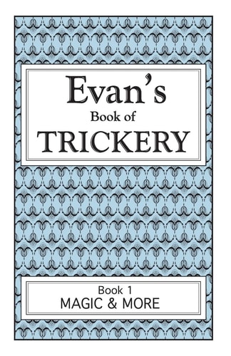 Evan's Book of Trickery, Book 1 Magic and More