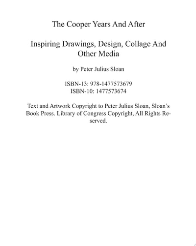 The Cooper Years And After Inspiring Drawings, Design, Collage And Other Media