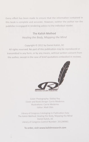 The Kalish Method Healing the Body, Mapping the Mind