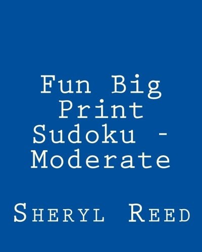Fun Big Print Sudoku - Moderate Large Grid Sudoku Puzzles