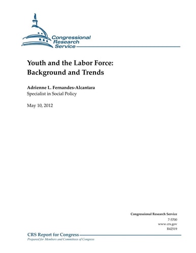 Youth and the Labor Force Background and Trends
