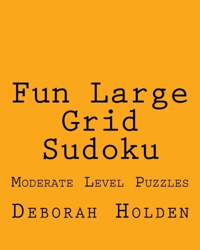 Fun Large Grid Sudoku Moderate Level Puzzles