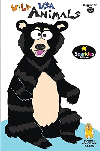 Beginner WILD USA ANIMALS Learn Fun Animals and Sounds