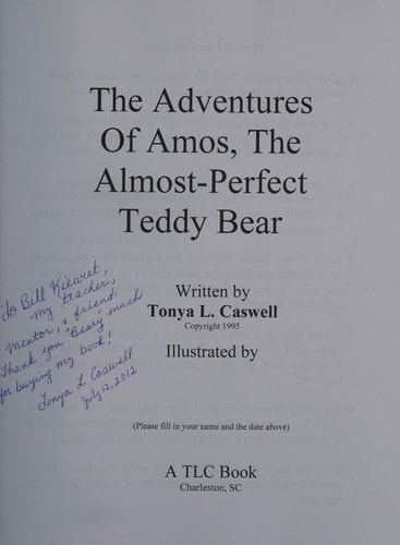 The Adventures of Amos, The Almost-Perfect Teddy Bear