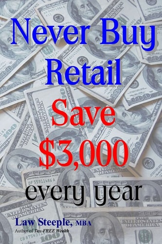 Never Buy Retail Save $3,000 Every Year