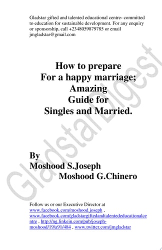 How to Prepare for a Happy Marriage; Amazing Guide for Single and Married