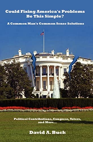 Could Fixing America's Problems Be This Simple? A Common Man's Common Sense Solutions