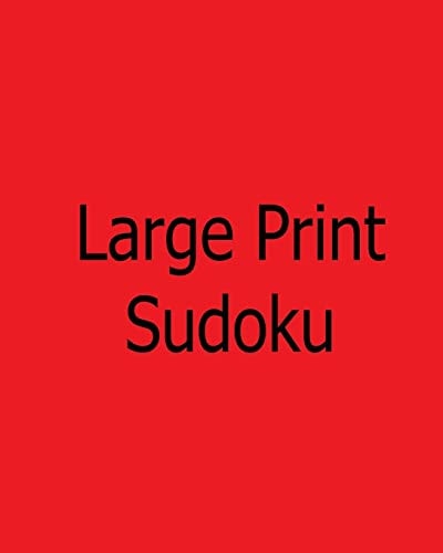 Large Print Sudoku Beginner Level Puzzles