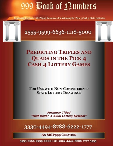 Predicting Triples and Quads in the Pick 4 Cash 4 Lottery Games For Use with Non Computerized State Drawings