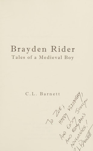 Brayden Rider Tales of a Medieval Boy