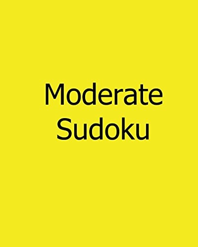 Moderate Sudoku Volume 6: Large Grid Sudoku Puzzles
