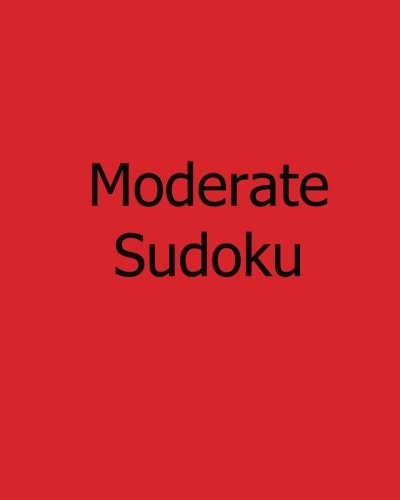 Moderate Sudoku Easy to Read, Large Grid Sudoku Puzzles