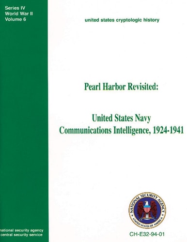 Pearl Harbor Revisited United States Navy Communications Intelligence, 1924-1941