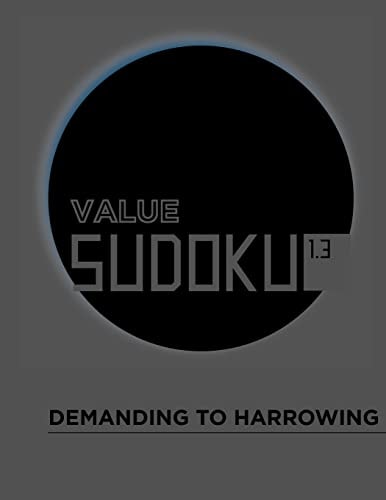 Value Sudoku 1.3 Demanding to Harrowing