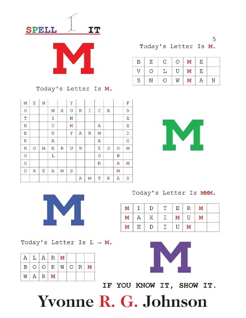 Spell-It: Todays Letter Is M