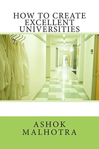 How to Create Excellent Universities