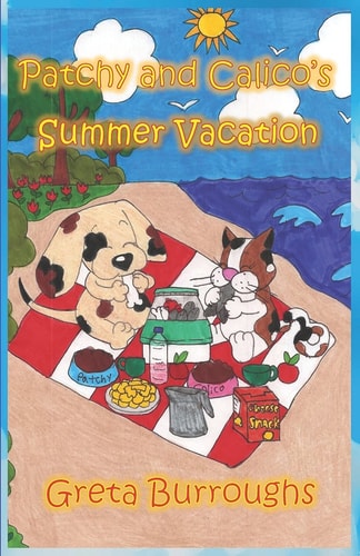 Patchy and Calico's Summer Vacation Patchwork Dog and Calico Cat Series